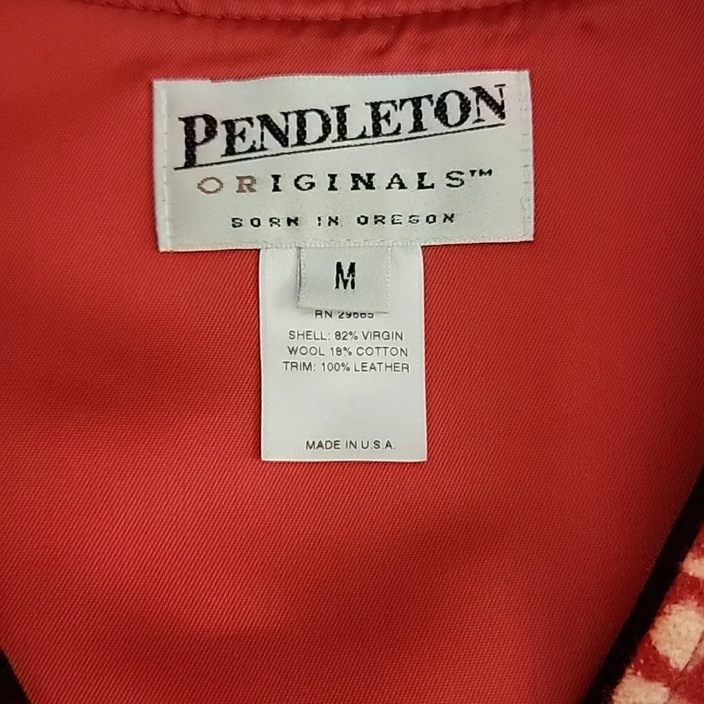 Pendleton  Western Wool Vest Vintage Aztec Native Southwestern Yellowstone - Picture 7 of 7